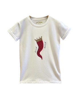 T-SHIRT LUX HORN ROSSO