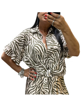 CAMICIA ZEBRA BURRO